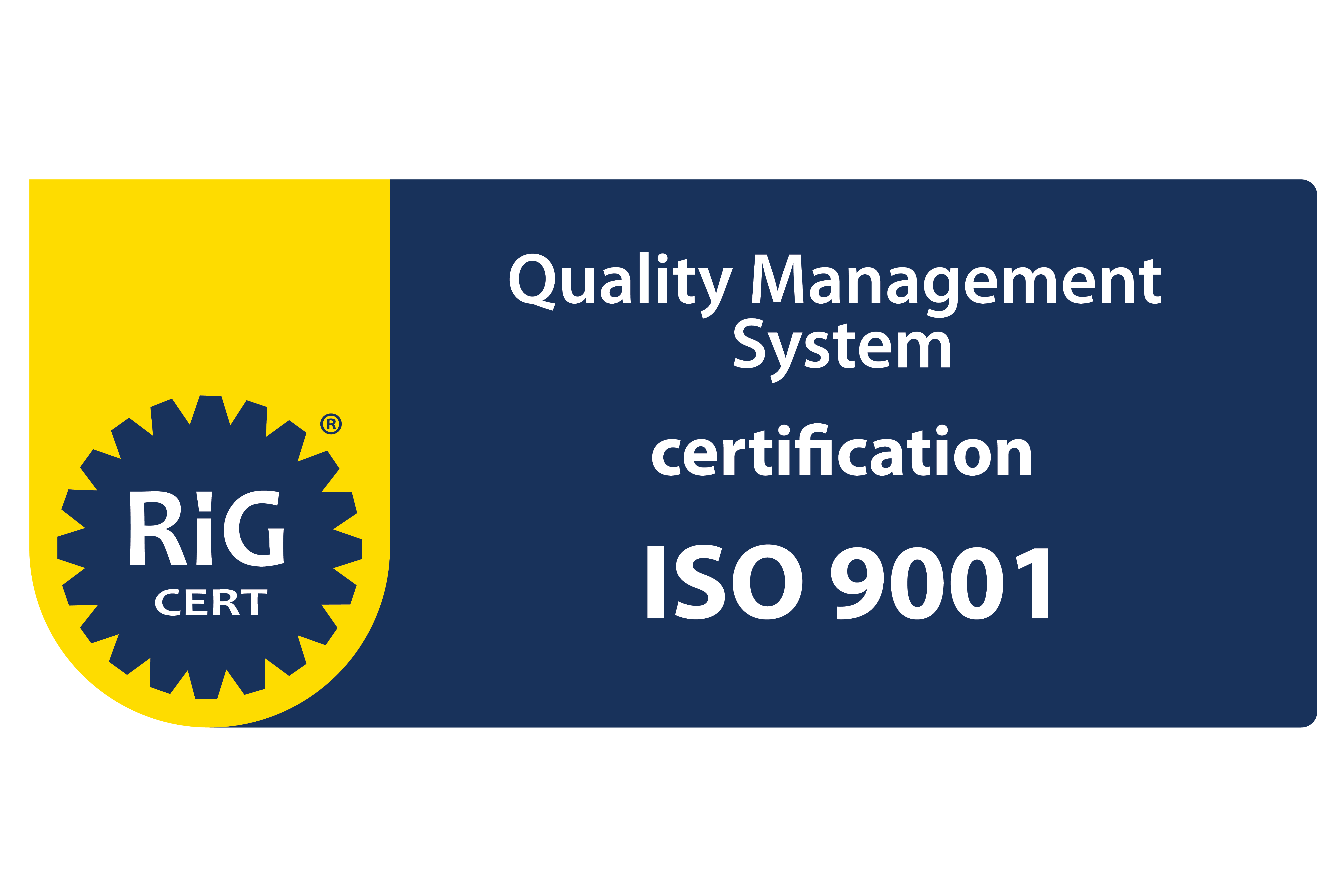 ISO 9001 Сертификат – RIGCERT